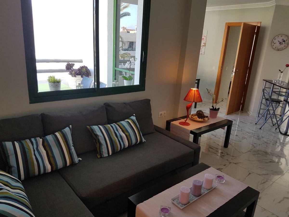 Apartment Casa Palmera Only 150 Meters To The Beach, Heated Pool, Wifi, Sat-Tv, Balcony With Poolview Arona (Tenerife) Exterior foto