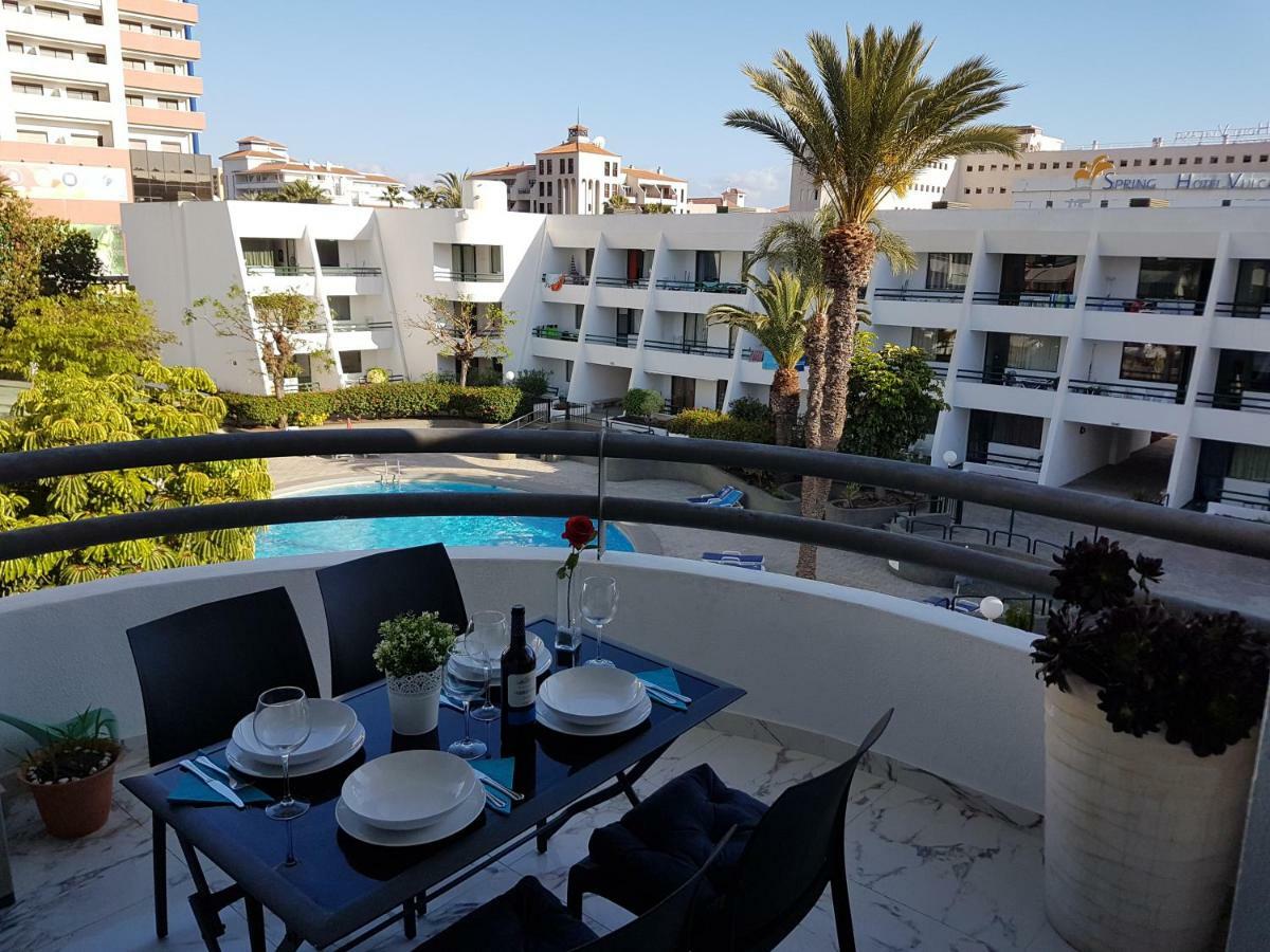 Apartment Casa Palmera Only 150 Meters To The Beach, Heated Pool, Wifi, Sat-Tv, Balcony With Poolview Arona (Tenerife) Exterior foto